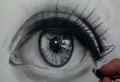 How to draw an eye ? comment dessiner un oeil